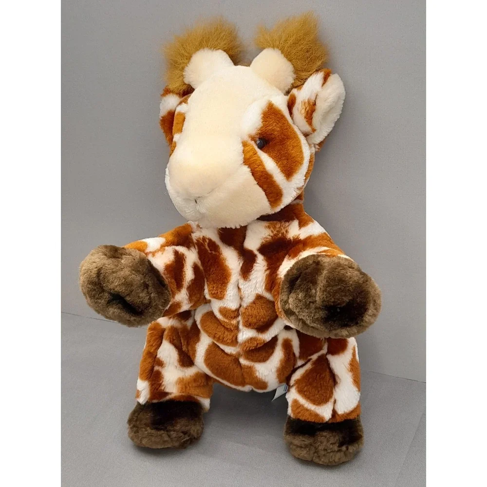 Laying Giraffe Plush Stuffed Animal Spotted Brown White Safari Toy‎ 12 Inch